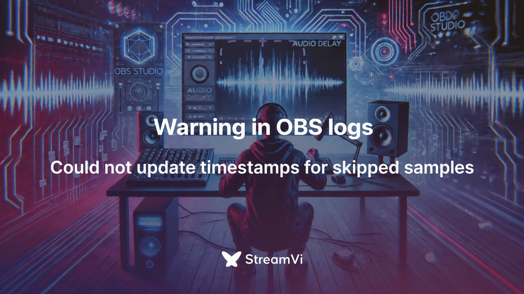 OBS warning: “Could not update timestamps for skipped samples”