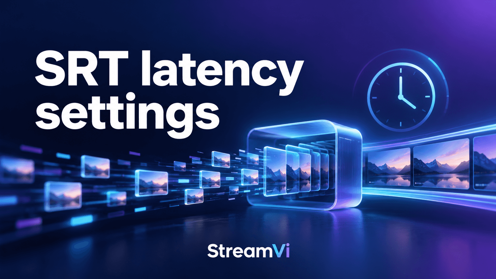 Adjust SRT latency for an unstable connection
