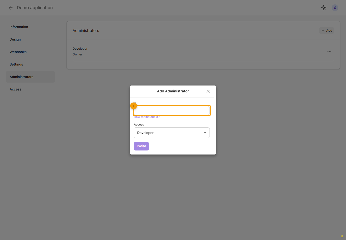 Administrators. 1. enter the recipient's StreamVi identifier