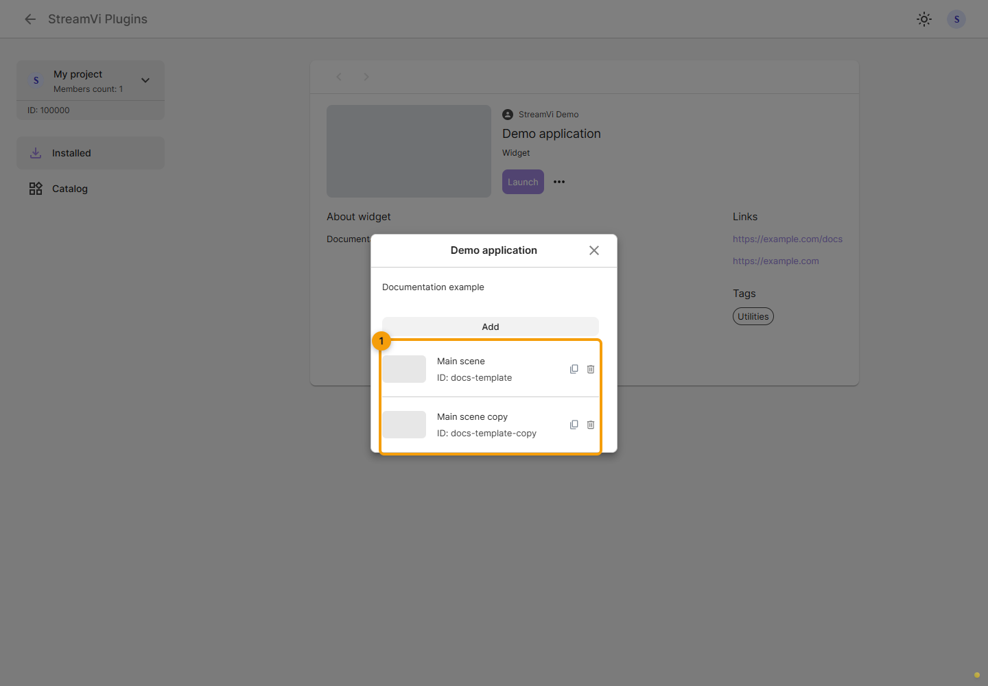 Widget templates. 1. check the refreshed template list